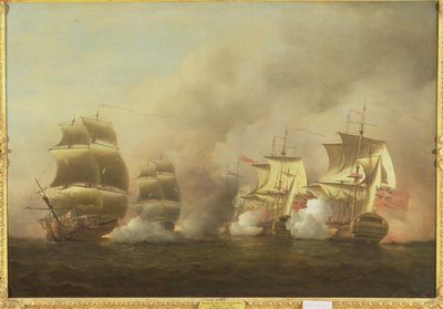 Action Off the Cape of Good Hope, March 9th by Samuel Scott