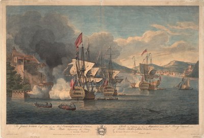 Capture of Porto Bello by Admiral Edward Vernon on 22 November 1739 by Samuel Scott