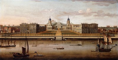 View of The Royal Hospital, Greenwich, from the Thames by Samuel Scott