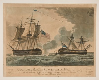 Capture of H. B. M. Frigate Macedonian by United States by Samuel Seymour