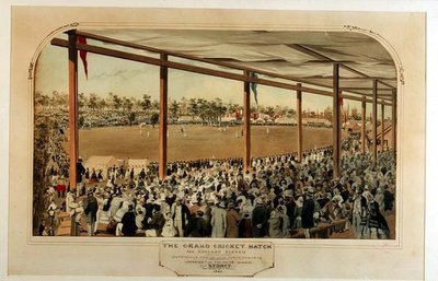 The Grand Cricket Match: All England Eleven versus the Twenty Two of New South Wales by Samuel Thomas Gill