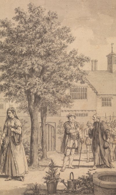 Catherine Parr, Henry VIII and Bishop Gardner by Samuel Wale