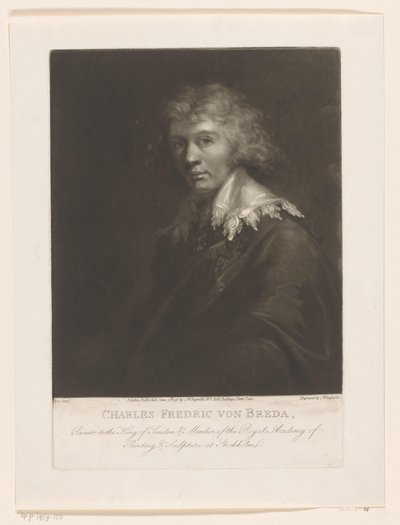 Portrait of Carl Frederik von Breda by Samuel William Reynolds (I)