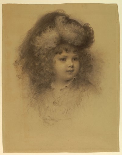 Portrait of a Young Girl by Samuel Worcester Rowse