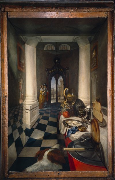 Perspective Box of a Dutch Interior by Samuel van Hoogstraten