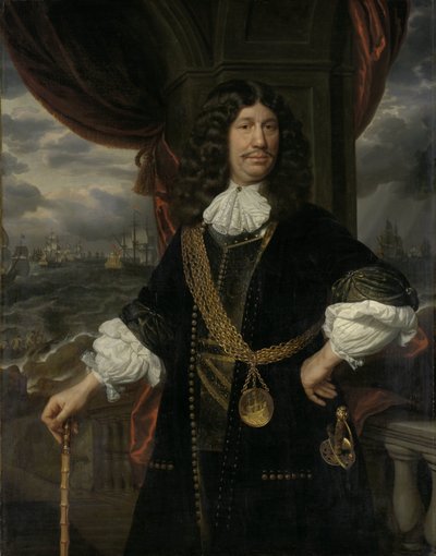 Portrait of Mattheus van den Broucke (1620-1685), Councillor of the Indies by Samuel van Hoogstraten
