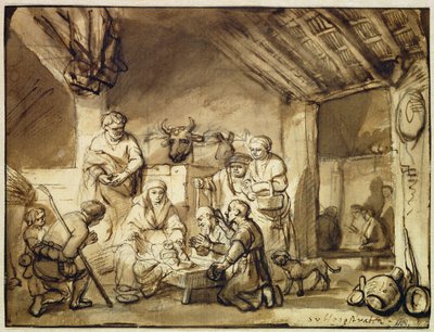 The Adoration of the Shepherds by Samuel van Hoogstraten