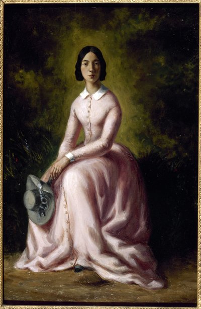 Portrait of the Singer and Composer Pauline Viardot by Sand