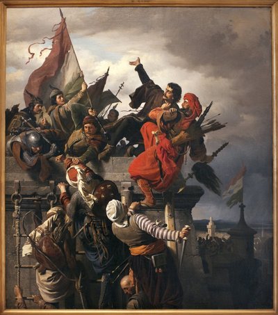 The Sacrifice of Titusz Dugovics, Hungarian National Hero by Alexander von Wagner