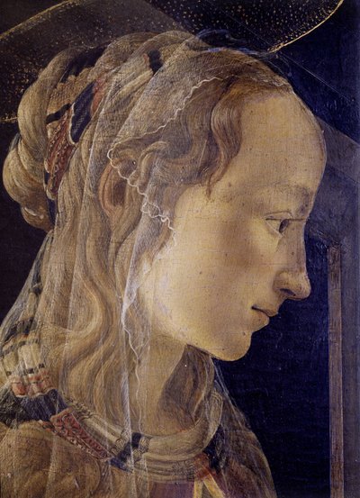 Retable de Saint-Ambroise (Saint Ambroise) or Retable des Convers. Detail (Saint Catherine of Alexandria) by Sandro Botticelli