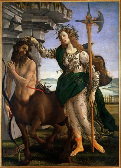 Pallas and the Centaur by Sandro Botticelli