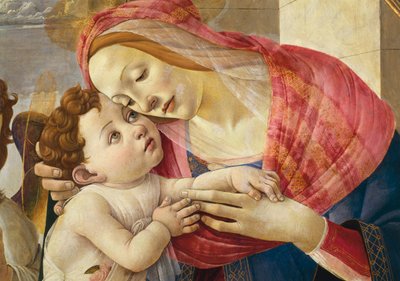 Virgin and Child (detail) by Sandro Botticelli