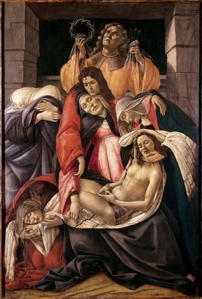 Lamentation over the Dead Christ by Sandro Botticelli