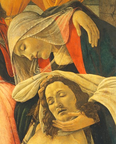 Lamentation over the Dead Christ (detail) by Sandro Botticelli