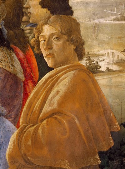 The Adoration of the Magi (detail) by Sandro Botticelli