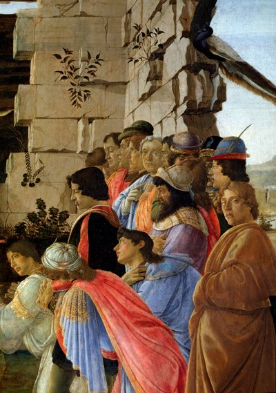 The Adoration of the Magi (Detail of the Self-Portrait) by Sandro Botticelli