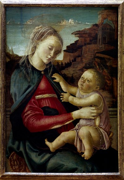 The Virgin and Child called the Madonna of the Guidi of Faenza by Sandro Botticelli