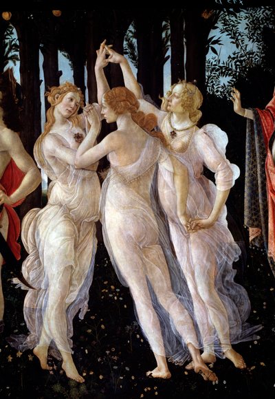 The Spring (detail) by Sandro Botticelli
