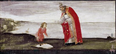 Vision of St Augustine (detail) by Sandro Botticelli
