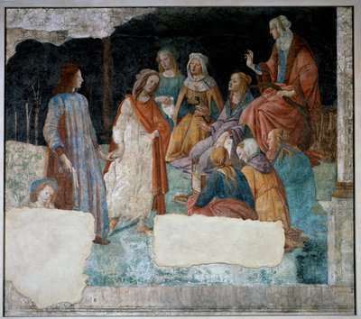 Young Man Led to the Assembly of the Seven Liberal Arts by Sandro Botticelli