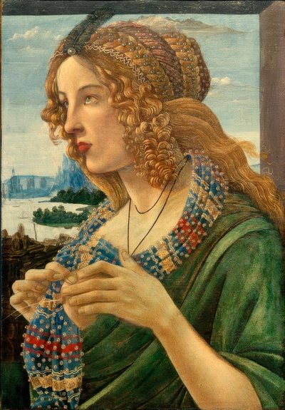 Allegorical Portrait of a Woman (Simonetta Vespucci?) by Sandro Botticelli