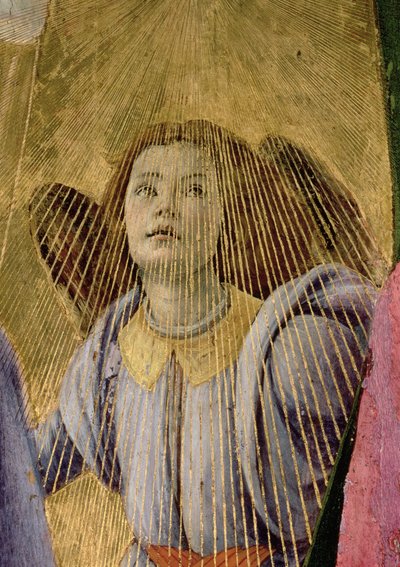 Angel, from the Coronation of the Virgin (detail) by Sandro Botticelli