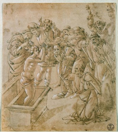 The Raising of the Son of Theophilus by Sandro Botticelli