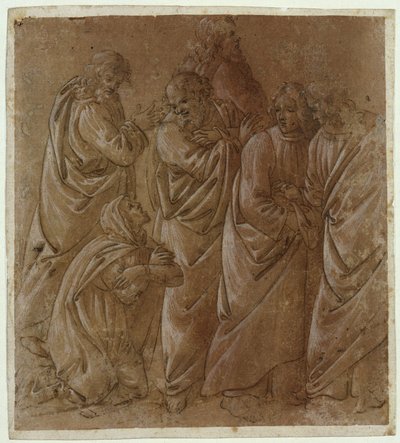 The Woman from Canaan by Sandro Botticelli