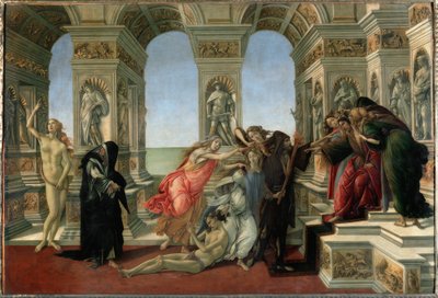The Calumny of Apelles by Sandro Botticelli