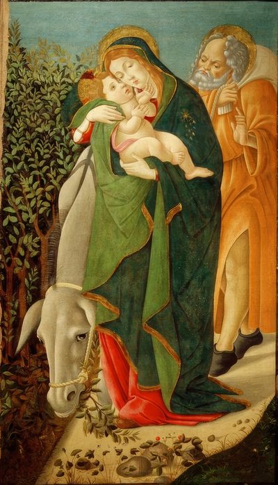 Flight into Egypt by Sandro Botticelli