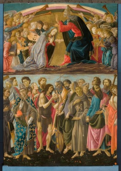 Coronation of Mary with Saints by Sandro Botticelli