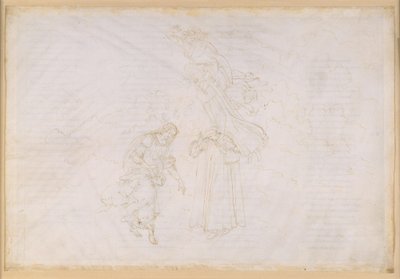 The Divine Comedy, Paradiso XXVII. Eighth Sphere (Fixed Stars): Peter Delivers a Sermon Against the Corrupt Papacy; Ascent to the Crystal Heaven, the Primum Mobile by Sandro Botticelli