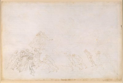The Divine Comedy, Purgatorio VI. Ante-Purgatory, Middle Zone: The Slothful Who Died Due to Violence; Conversation with Sordello by Sandro Botticelli