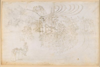The Divine Comedy, Purgatorio XXIX. The Earthly Paradise: Triumph of the Church by Sandro Botticelli