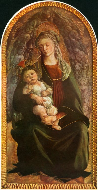 Madonna in Glory with Seraphim, c. 1469-1470 by Sandro Botticelli