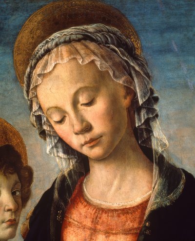 Mary with Child, John the Baptist Boy, and Two Angels by Sandro Botticelli