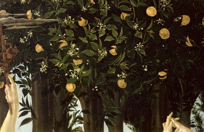 Primavera (detail) by Sandro Botticelli