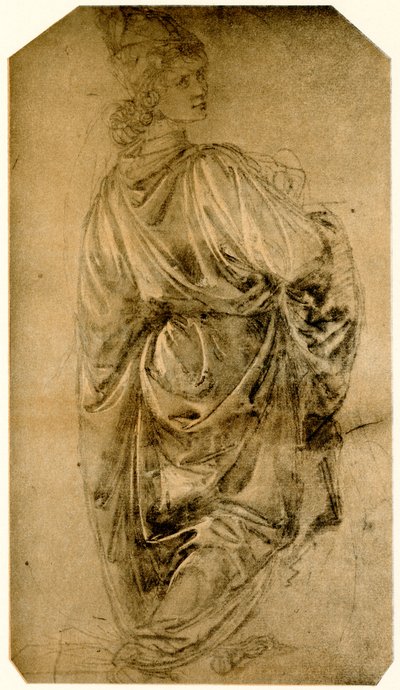 Study of a Young Man by Sandro Botticelli