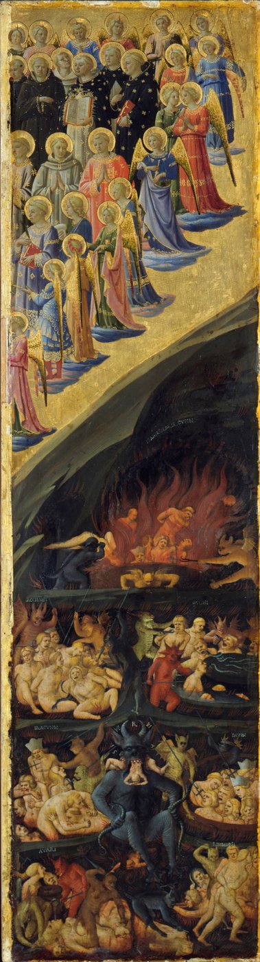 The Last Judgment Winged Altar (Right Panel) by Sandro Botticelli