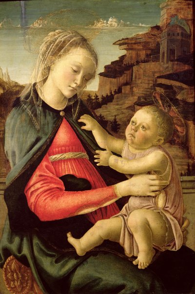 The Virgin and Child (Madonna of the Guidi da Faenza) by Sandro Botticelli