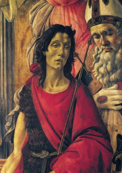 Enthroned Madonna with Child, Angels, and Saints by Sandro Botticelli