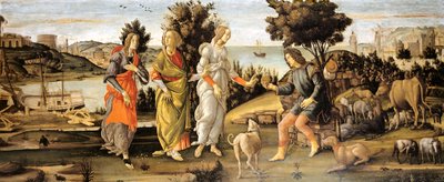 Judgement of Paris by Sandro Botticelli and workshop