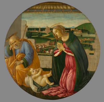 The Adoration of the Child, c.1500 by Sandro and workshop Botticelli