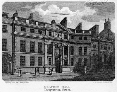 Drapers Hall, Throgmorton Street, City of London by Sands