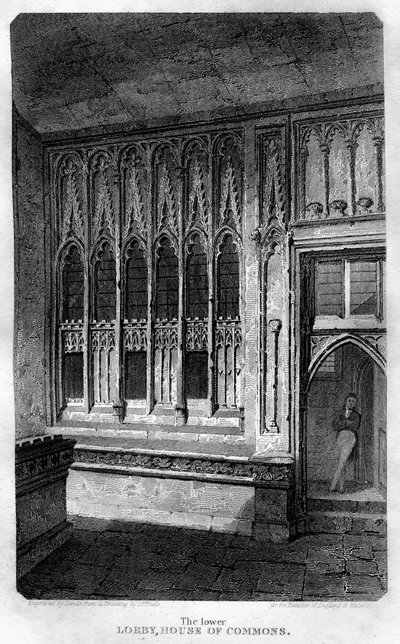 The Lower Lobby, House of Commons, Westminster, London by Sands