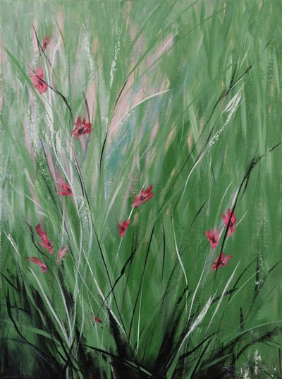 Pink Blooms, 2018 by Sandy Iseli