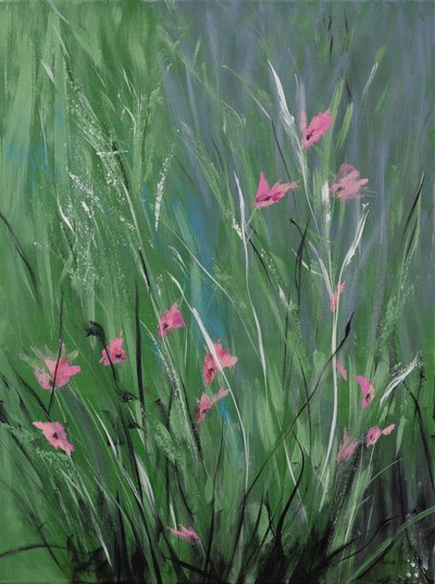 Pink Blossoms, 2018 by Sandy Iseli