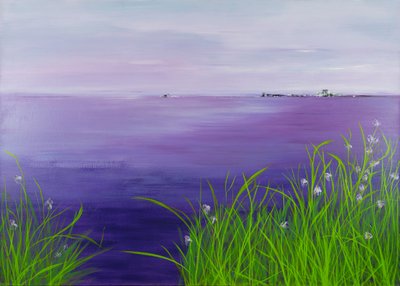 Purple Glow, 2019 by Sandy Iseli