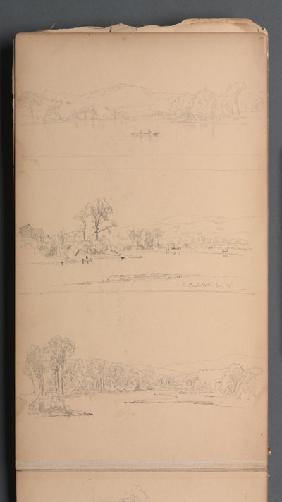 Sketchbook, page 05: Bethel ME Aug 19th, 1859 by Sanford Robinson Gifford