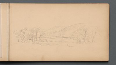 Sketchbook, page 06: Gorham Maine, 1859 by Sanford Robinson Gifford